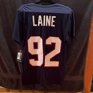 Fanatics Navy Jersey with White and Red Accents